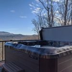 Mountain View Deck Hot Tub Experience in Boone, NC